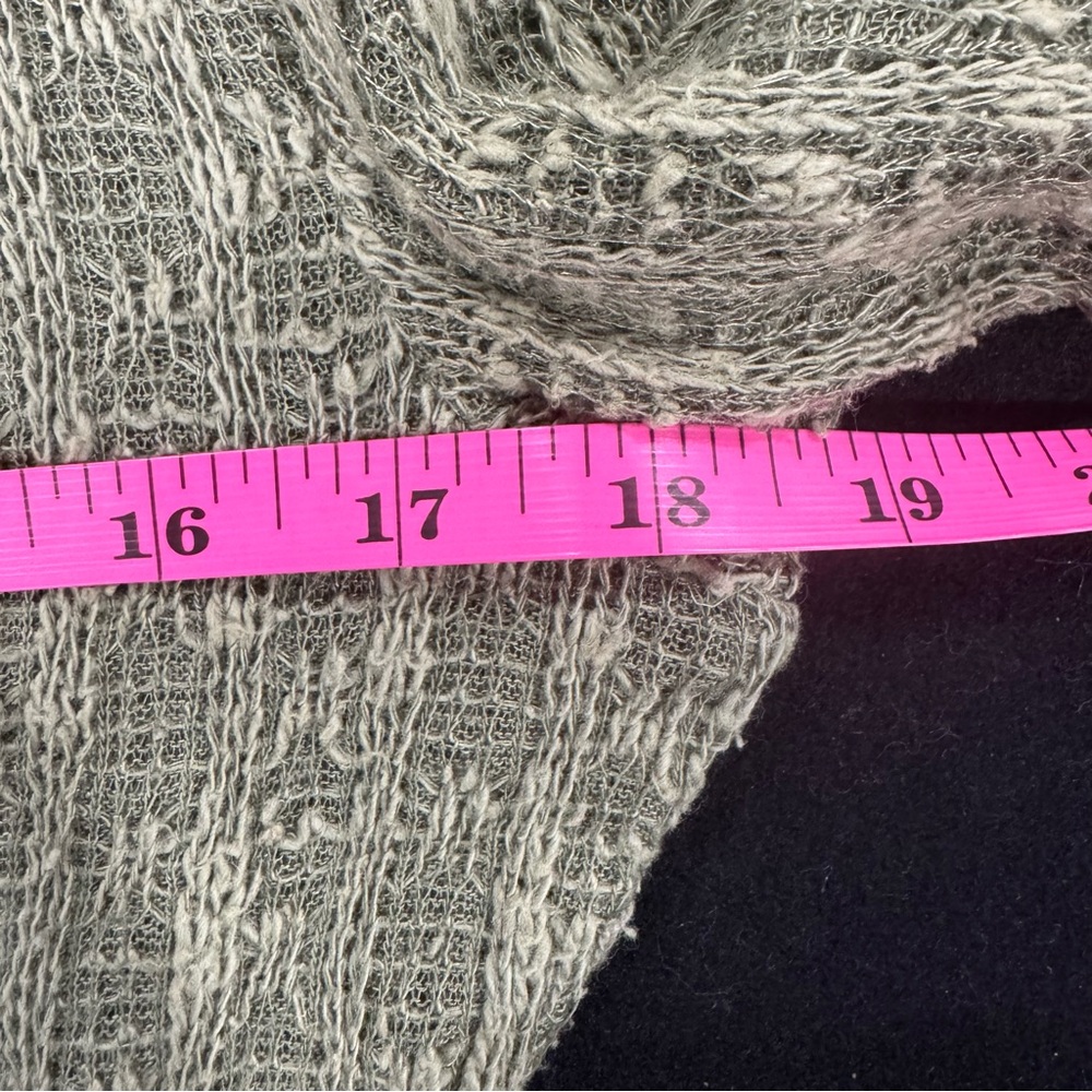 Olive Ruffle Boho Blouse - Picture 8 of 9